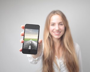 Choosing between phone and webcam