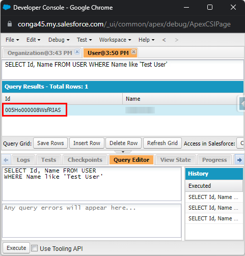Salesforce user ID