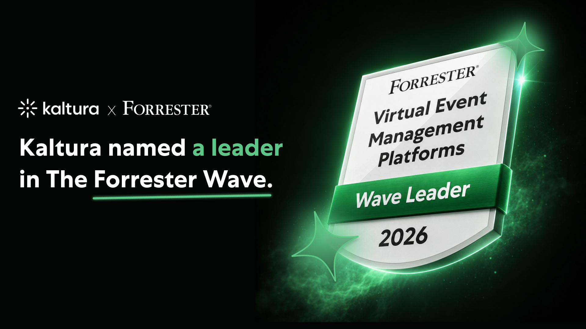 Kaltura named a leader in The Forrester Wave 